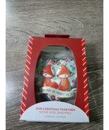 Carlton/American Greetings 2019 Our Christmas Together Heart Fox Love Or... - £19.85 GBP