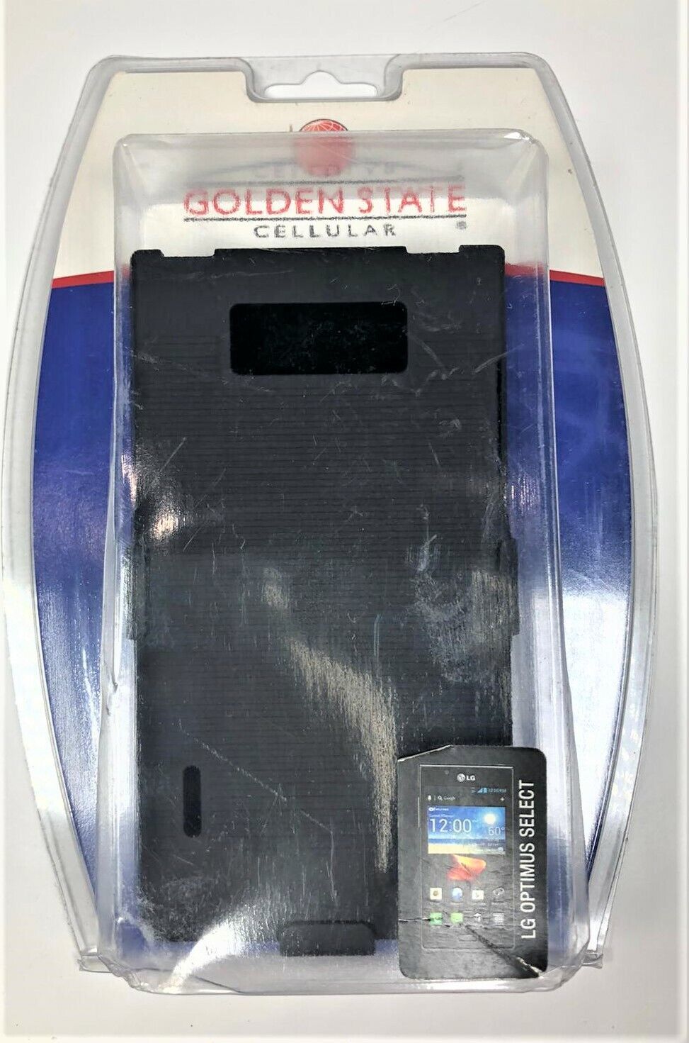 LG Optimus Select Negro Soporte Y Escudo - $8.89
