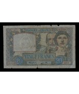 1941 France 20 Francs Note // Science et Travail // Banque de France (P#... - $74.70 CAD