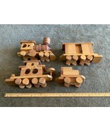 Large Vintage Wood Train   Maker Unknown  homemade - $101.83 CAD