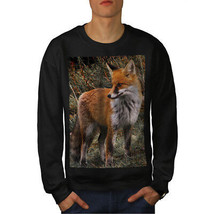 Wellcoda Flaming Hunter Fox Mens Sweatshirt, Clever Casual Pullover Jumper - £24.11 GBP+