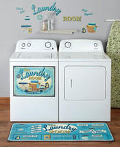 Lively Laundry Room Decor Accents Door Magnet Wall Decals Rug or Window Valance - £15.79 GBP+