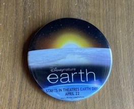 Disney Nature Earth Starts In Theatres Earth Day April 22 Button Pin - $15.00