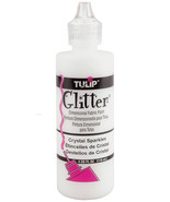 Tulip Dimensional Fabric Paint 4oz Glitter  Crystal Sparkle - $8.08