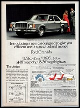 1974 Magazine Car Print Ad - FORD &quot;Granada&quot; 4 Door Sedan A7 - £3.71 GBP