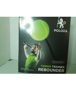 Poloza Tennis Trainer Rebounder Includes Extra Tennis Balls and Spare Th... - £11.40 GBP