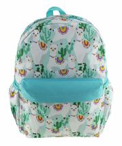 16 inch All Over Print Deluxe Backpack with Laptop Compartment (Llama) - $24.74