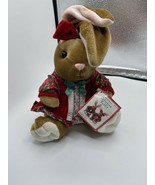 Commonwealth Target 1995 VELVETEEN RABBIT Christmas Poinsettia 10” Stuff... - $20.31 CAD