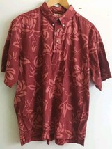 Reyn Spooner Alfred Shaheen Hawaiian Shirt Mens XL Cotton Red Aloha U8 - $28.83