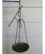 Early 1900&#39;s Hanging Brass Balance Scale - $4,319.67 MXN