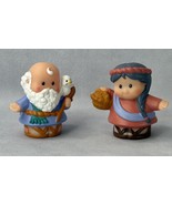 Fisher Price Little People Noahs Ark Figures Noah and Wife Mrs Noah Set ... - $9.75