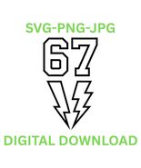 Six Seven Meme PNG | Funny Viral Internet Trend | 67 Hands Digital Downl... - €1,67 EUR