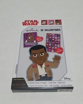 NIB Star Wars The Last Jedi Valentines by Hallmark Stickers Rey Kylo Ren BB8 - £7.06 GBP