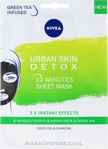 Nivea Urban Skin Detox Face Mask - Detoxifies, Mattifies and Refreshes skin - $10.31