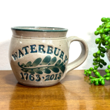 Waterbury VT Coffee Mug Westerwald Pottery Town Cup Signed Hand Thrown - $24.20