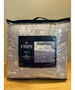 Chaps Ralph Lauren Comforter King Set Beaumont Gray White Reversible Vin... - $257.25 CAD
