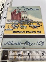 Giant  Feature Matchbook  The Shelburne  Atlantic City, NJ  gmg  Unstruck - £19.75 GBP