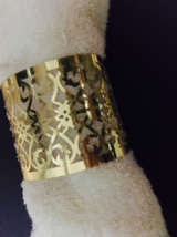 100pcs Laser Cut Napkin Ring Metallic Paper Napkin Rings for Wedding Dec... - $34.00