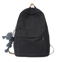 Fashion Canvas Women Backpack Student School Bags For Teenage Girls Quality Soli - £43.24 GBP