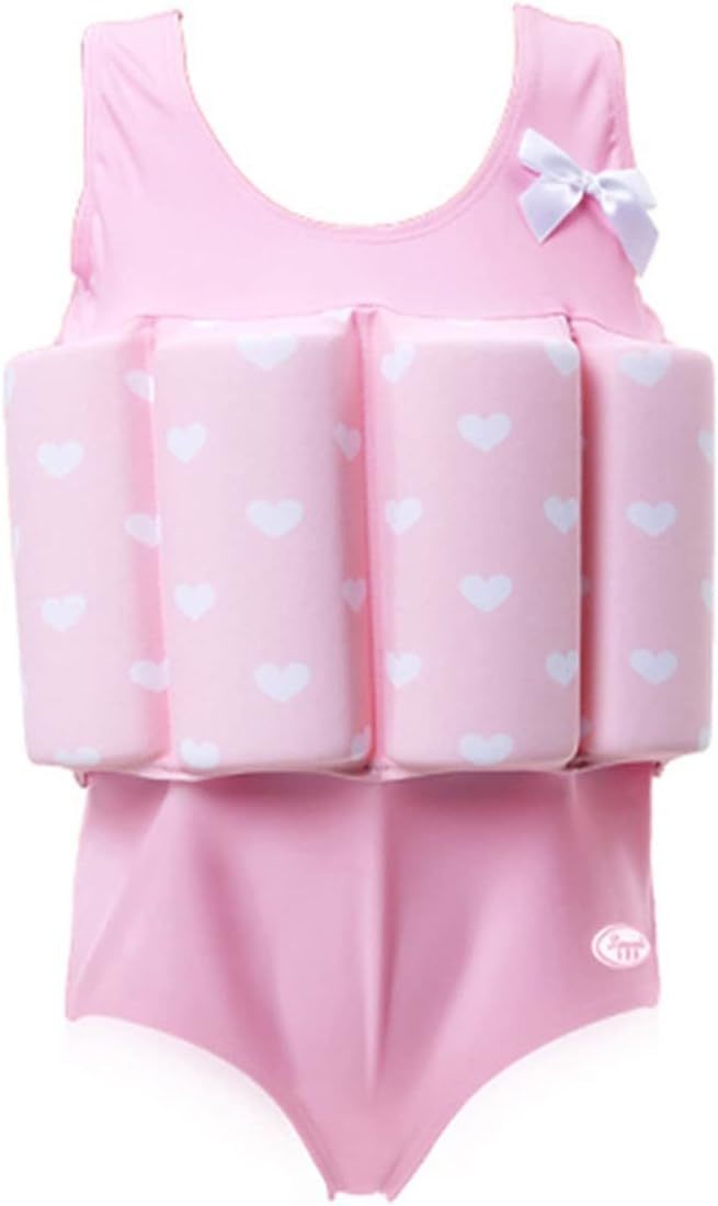 One-Piece Children&#39;S Buoyant Swimsuit With Detachable Vest And Buoyant S... - $44.94