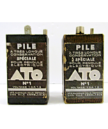 Pair of Art Deco Rare and Old French ATO no. 1 Batteries - $457.57 MXN