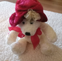 Vintage Teddy Bear Stuffed Animal Plush Toy Fancy Hat - £11.12 GBP