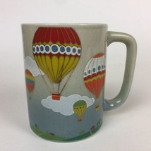 Genuine Vintage Ceramic Otagiri Japan Coffee Tea Mug Cup Hot Air Balloons Used - £9.49 GBP