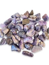 1/2 LB Purple Dream Amethyst 20-30mm Tumbled Stones Healing Crystals Addictions - £13.01 GBP