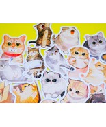 Cats Watercolour Stickers Pack, 40 PCS a pack, Waterproof, Reusable, Ver... - $6.50