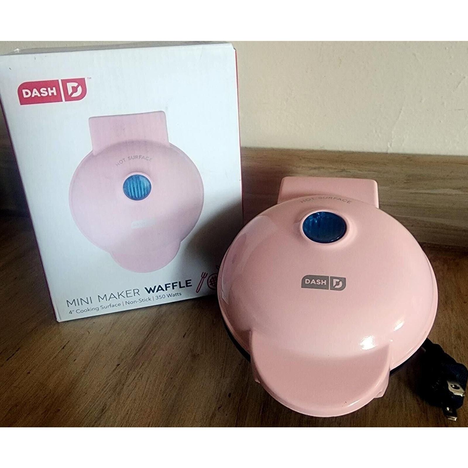 DASH Pink Mini Maker for Individual Waffles 4 Inch See Pictures - $13.49