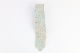 Vintage 50s 60s Rockabilly Rhodia Brocade Neck Tie Dress Tie Geometric - $27.18 CAD