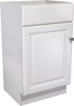 Design House 597112 Wyndham Unassembled Bathroom Vanity Cabinet Without, White - £132.31 GBP