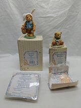 Lot Of (2) Cherished Teddies Easter Springtime Peter And Benji - $17.40 CAD