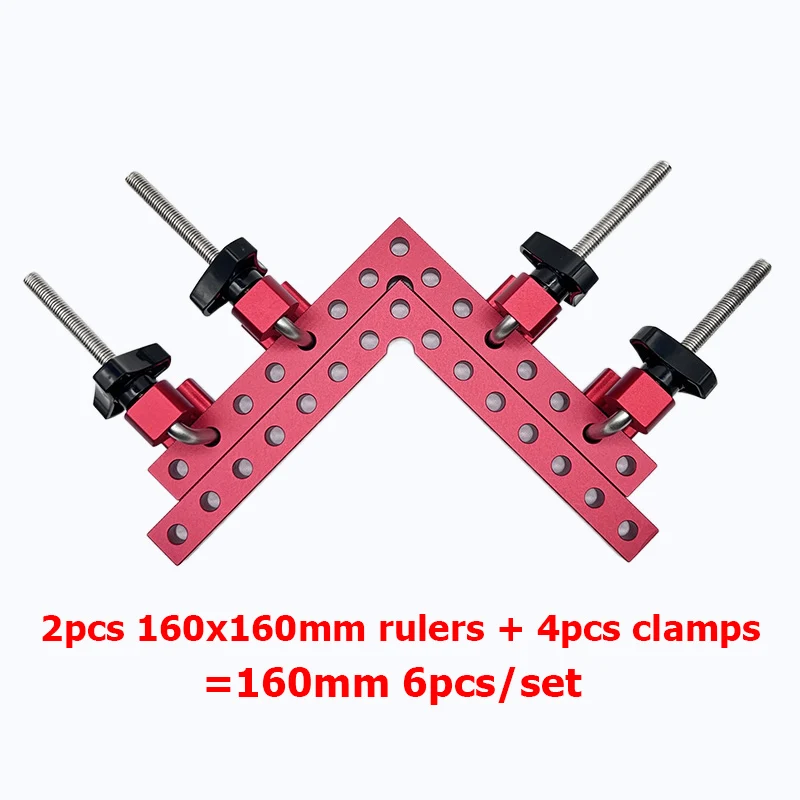 90 Degree Positioning Squares Right Angle Clamps for wor Corner Clamp Carpenter  - £69.36 GBP