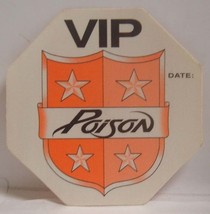 POISON / BRET MICHAELS - VINTAGE ORIGINAL CLOTH CONCERT TOUR BACKSTAGE PASS - $10.00