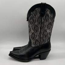 Shyanne Blaire BSWFA22L14-2 Womens Black Mid Calf Pull On Western Boots ... - $59.39