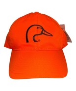 Ducks Unlimited Baseball Hat Adult Cap Adjustable Neon Orange NEW - £8.94 GBP