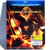 The Hunger Games (2-Disc Blu-ray, 2012, Inc. Ultraviolet) Like New ! w/ Slip ! - £4.53 GBP