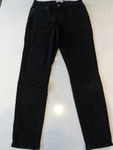 Paige Jeans Women&#39;s 30 Black Verdugo Ultra Skinny W 30 I 30 R 9 Cotton b... - $362.43 MXN