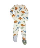 Carter&#39;s Dinosaur Print Soft Plush Velboa Footed Dino Pajama Sleeper - $24.99