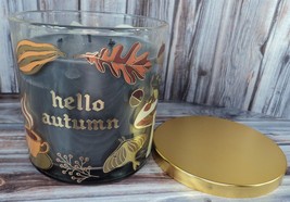 Sonoma 13 oz Scented 3-Wick Candle - Hello Autumn - Pumpkin &amp; Smoked Van... - $28.05