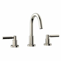 Phylrich D131-014 Basic Double Lever Handle Bathroom Sink Faucet Polished Nickel - £316.53 GBP