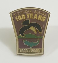 Ketchikan Alaska Collectible Souvenir Travel Lapel Pin 100 Year Annivers... - $9.89