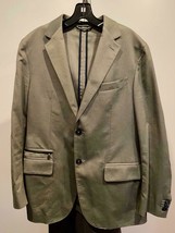 Ermenegildo Zegna Jacket Sport Coat Green Zip Pocket Cotton Cashmere 50 IT - $155.82
