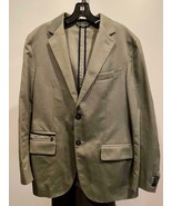 Ermenegildo Zegna Jacket Sport Coat Green Zip Pocket Cotton Cashmere 50 IT - £124.40 GBP