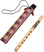 Novica Bamboo Andean Quena Flute With Owl And Textile Carrying Case, Nig... - £47.95 GBP