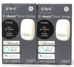 2 Ct C By GE C-Reach Smart Bridge WI-FI Enables Out Of Home &amp; Voice Control - £40.78 GBP