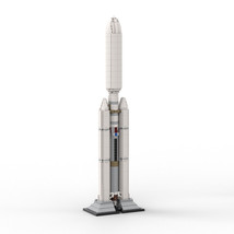 BuildMoc IV-B Carrier Rocket Model with 5 Fairings Sizes 1:110 Scale 939 Pieces - £43.70 GBP