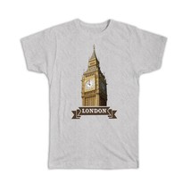 London England : Gift T-Shirt Country British Big Ben Flag Pride Vintage - £14.11 GBP