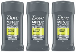 Dove Men + Care Antiperspirant, Active + Fresh, 2.7 oz (Pack of 3) - $53.99
